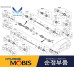 mobis front shaft joint cv hyundai palisade 2018-23